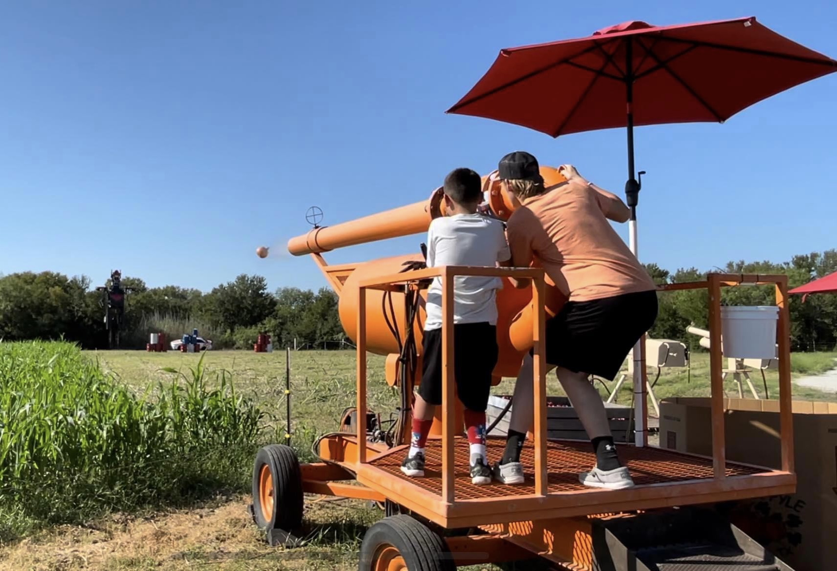 Pumpkin & Apple Cannons